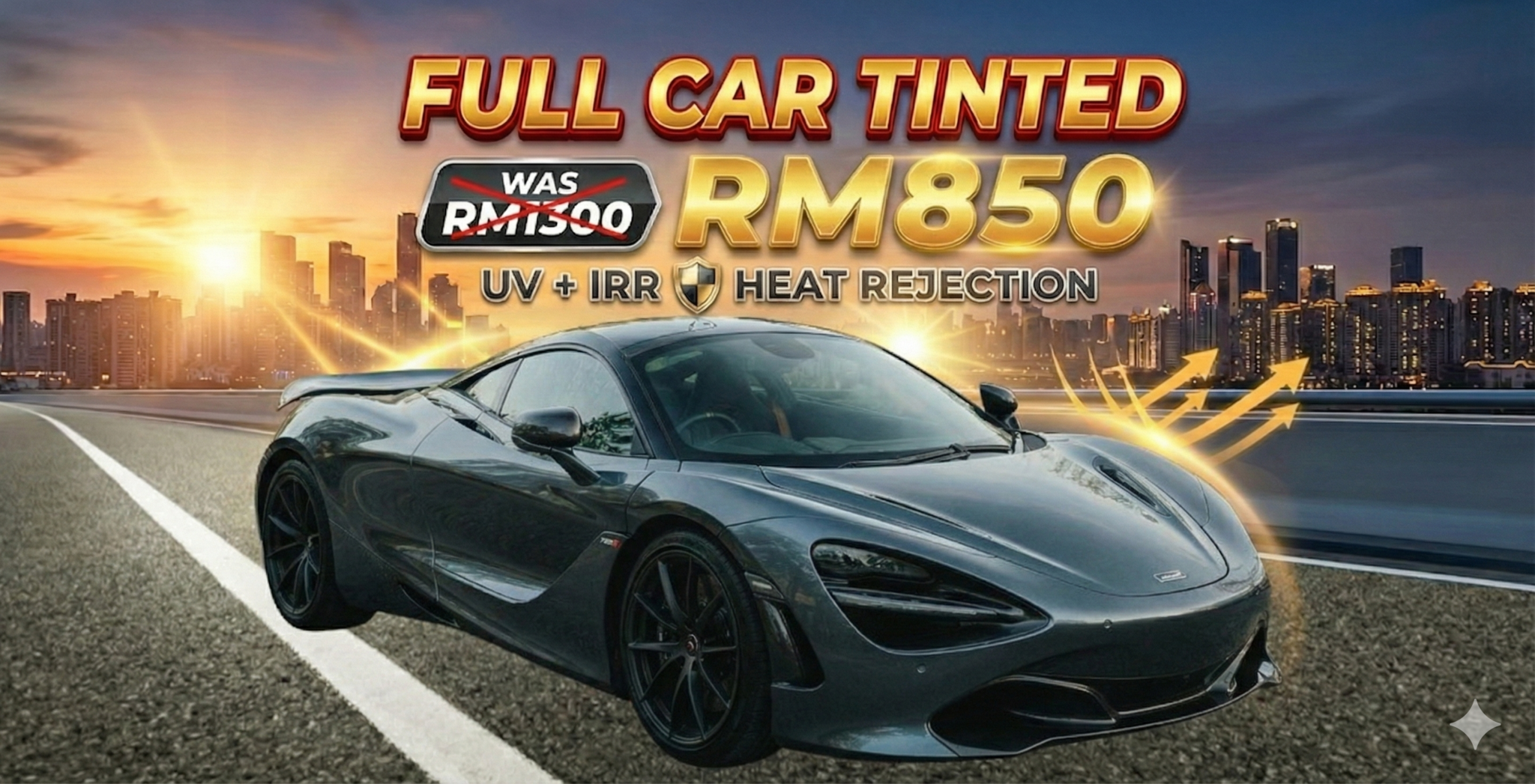 full car tinted RM850