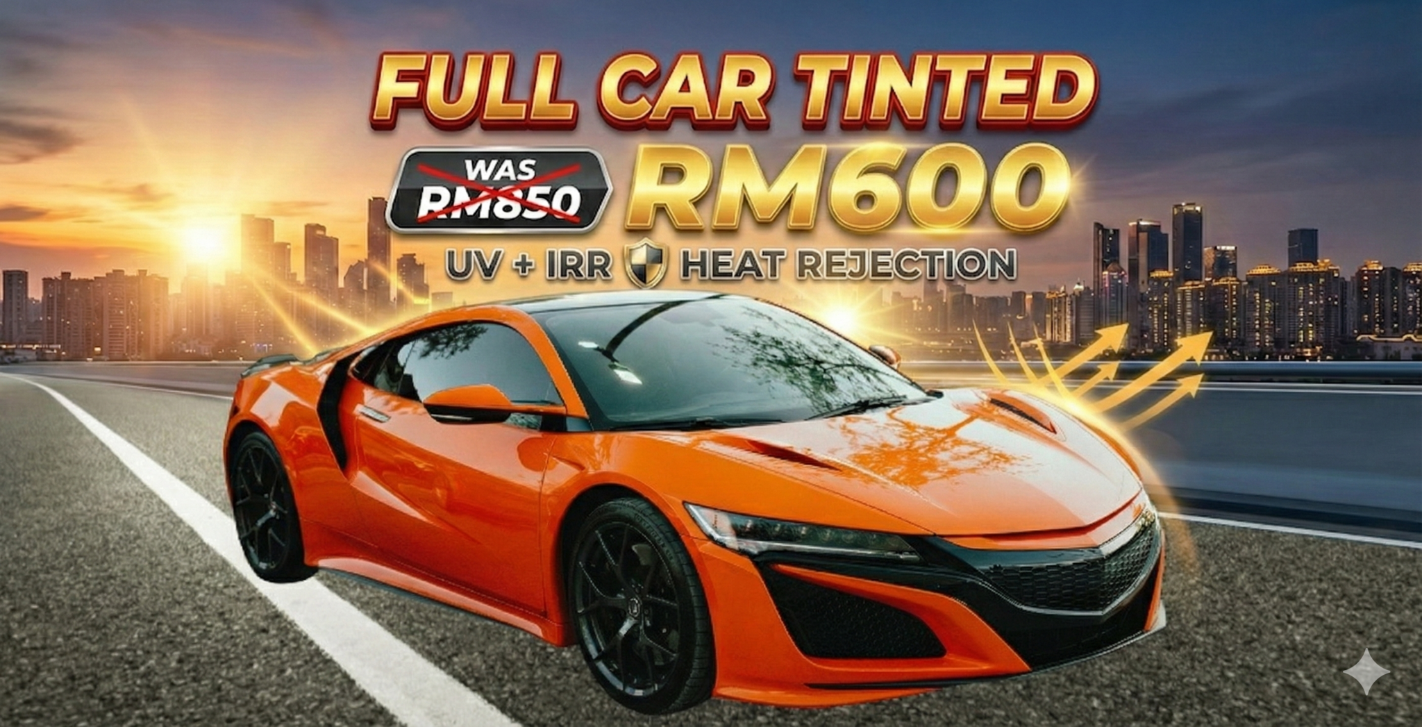 full car tinted RM600
